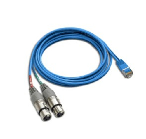 StudioHub CABLE-XLRFD  6' RJ-45 Male to dual XLR Female