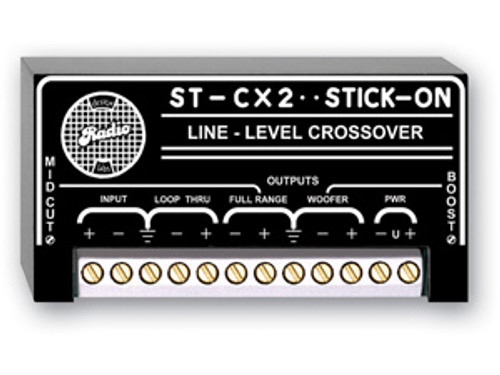 RDL ST-CX2 Two Band Active Line-level Crossover