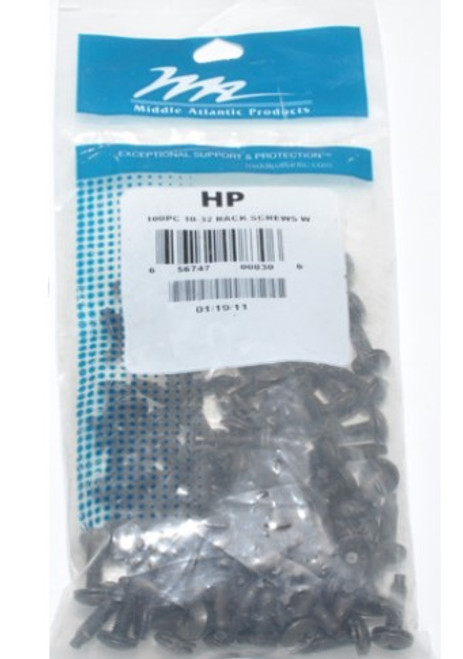 Middle Atlantic HP 10-32 Rackscrew Truss-Head - 100 Piece