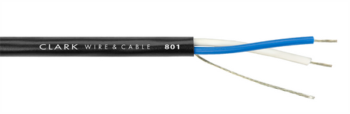 Clark Wire & Cable 24AWG AES/EBU Single-Pair Audio Cable, Black Jacket