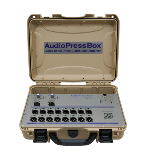 AudioPressBox APB-216 C, Portable Active Pressbox