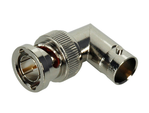 Connectronics B-BFRA 75 Ohm BNC Female to Male Right Angle Adapter