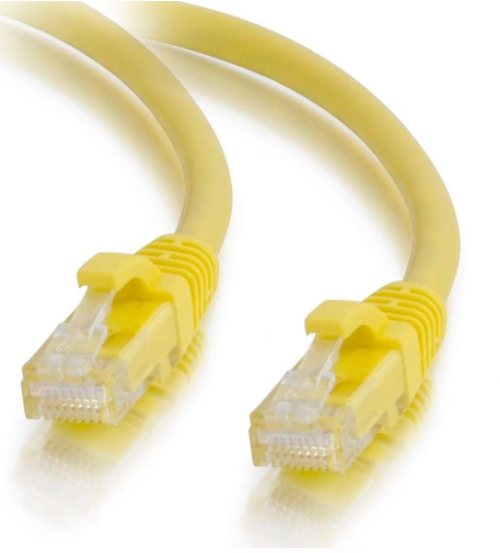 C2G Cat5e Snagless Unshielded (UTP) Ethernet Network Patch Cables - Yellow