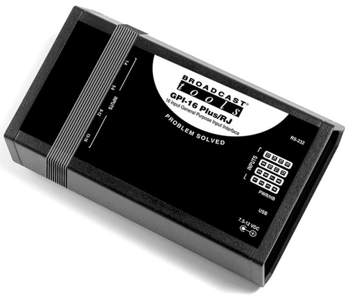 Broadcast Tools GPI-16 Plus/RJ, Serial/USB GPI/Trigger Interface