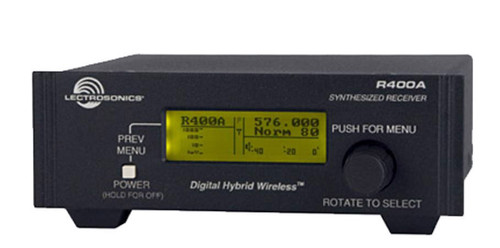 Lectrosonics R400A-20, Digital Hybrid Wireless Diversity UHF Receiver - Block 20