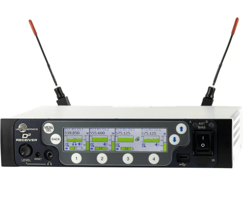 Lectrosonics DSQD/AES3, 4-Channel Digital Receiver with AES & Analog