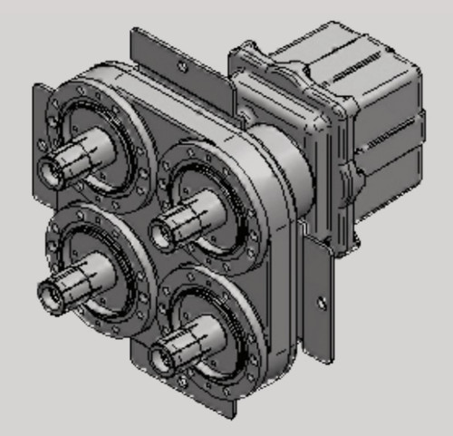 Dielectric R0060000205, 4 Port, 1 5/8" Motorized Coaxial Switch, 230VAC