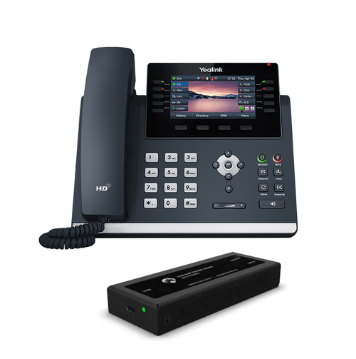 Angry Audio MAXXPHONE Bundle with VoIP Phone Gizmo, Yealink SIP-T46U Phone & 1 Year VoIP Service