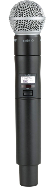 Shure ULXD2/SM58 Wireless Handheld Microphone Transmitter, G57 470 to 608 MHz