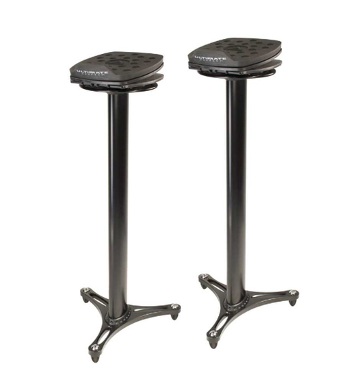 Ultimate Support MS-100B, Professional Column Studio Monitor Stands (Pair)