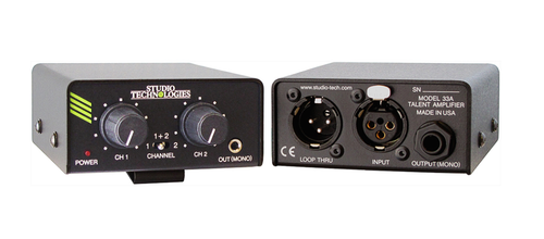 Studio Technologies Model 33A Talent Amplifier