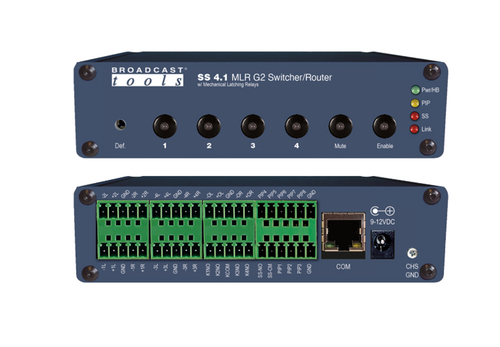 Broadcast Tools SS 4.1 MLR/Term G2 NET, Terminal Block Switcher/Router