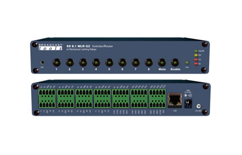 Broadcast Tools SS 8.1 MLR/Term G2 NET, Terminal Block Switcher/Router