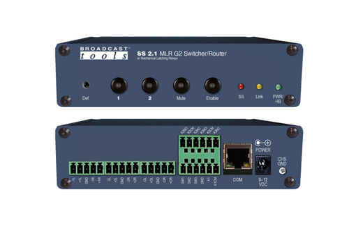 Broadcast Tools SS 2.1 MLR/Term G2 NET, Terminal Block Switcher/Router