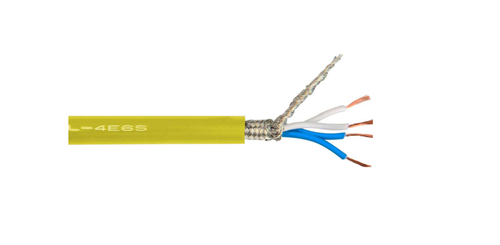 Canare L-4E6S, Star-Quad Microphone Cable 656ft Roll, Yellow