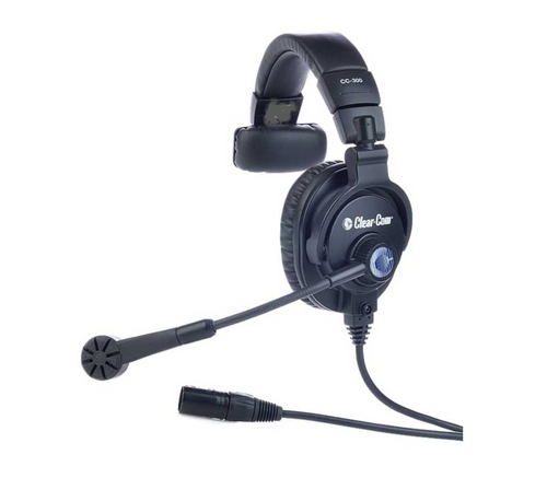Clear-Com CC-300-X4, Single-Ear Intercom Headset, 4-pin Female XLR