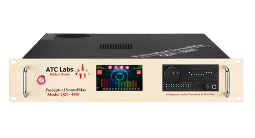 ATC Labs Perceptual Soundmax Q24-4880, 8 Channel Processor-Encoder, AES I/O