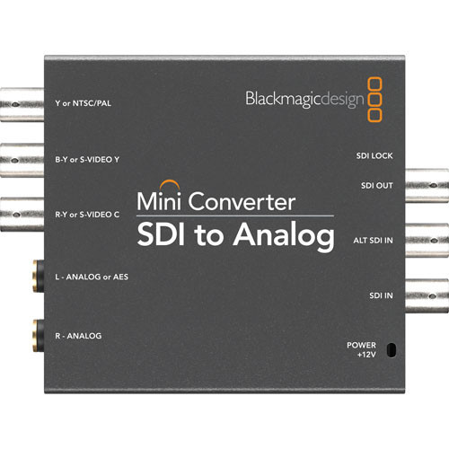 Blackmagic Design CONVMCSAUD Mini Converter SDI to Audio, De-Embedder