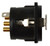 Neutrik NC3FD-L-B-1 3 pin, female receptacle, black housing, gold contact