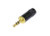 Neutrik NYS231BG 3.5 mm plug, TRS, black metal handle, gold plated conta