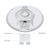 Ubiquiti NBE-5AC-Gen2-US NanoBeam Bottom