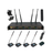 CAD WX1400GN, 4 Channel, 4 Station Wireless Gooseneck Mic System, 550-590 MHz