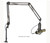 OC White 52900-B 3 Segment Mic Arm 46" with Riser. Black/Chrome