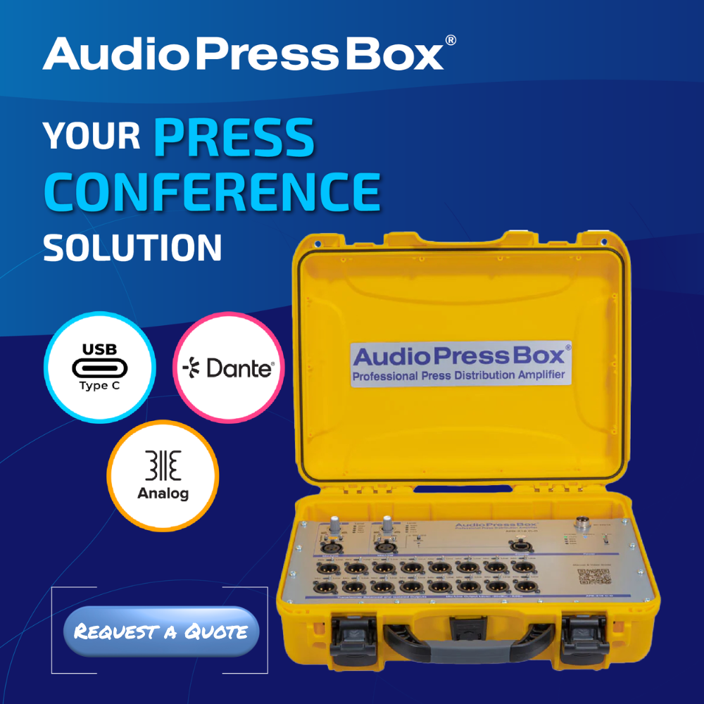 AUDIOPRESSBOX PRESS CONFERENCE