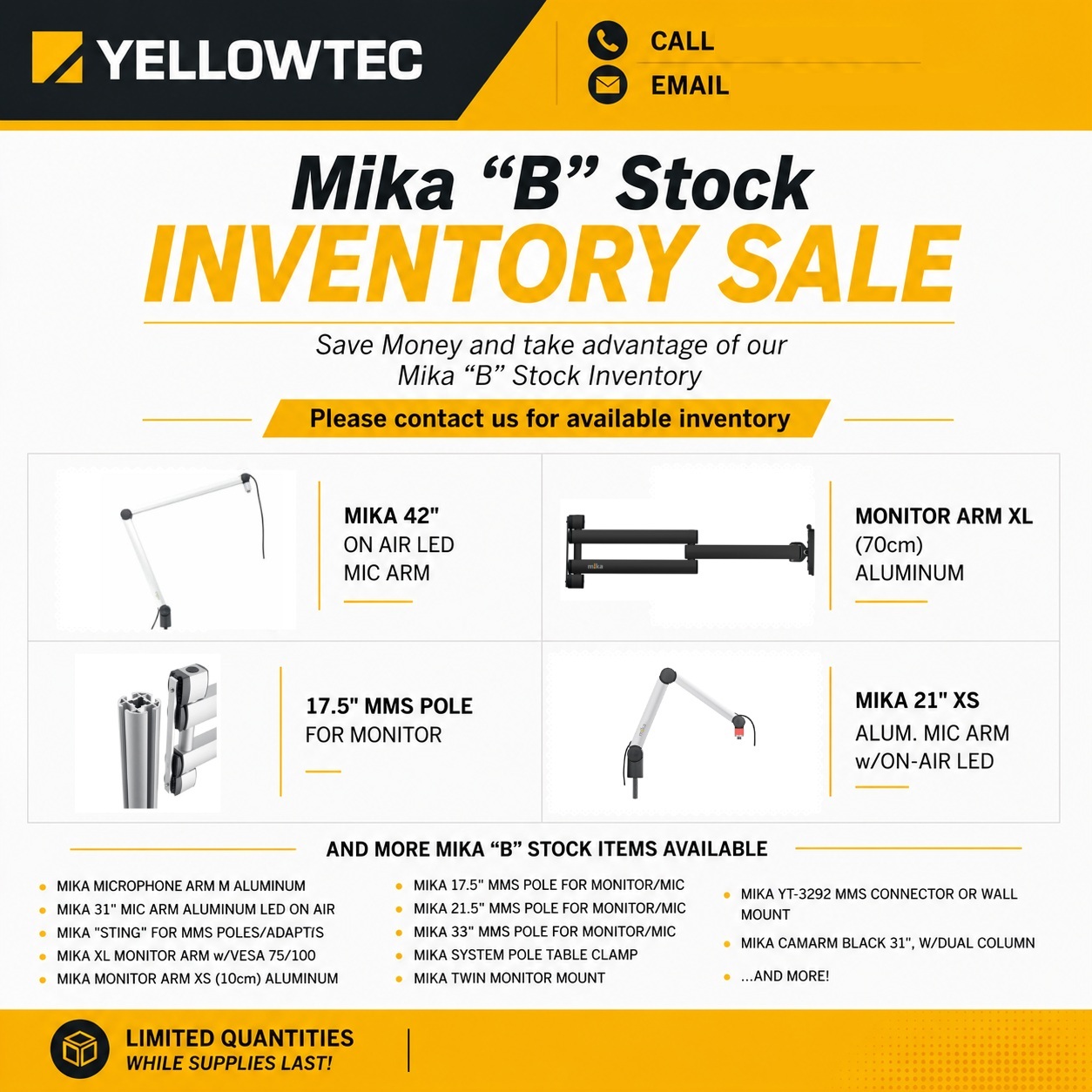 MIKA B-STOCK USED 