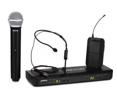 Shure BLX1288/P31, Dual Channel Wireless Combo System, H10 542-572 MHz