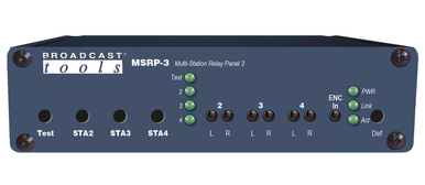 Broadcast Tools MSRP-3 – Three Station Analog EAS Relay/Switcher
