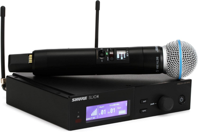 Shure SLX ワイヤレスシステム マイク（Beta 58A）＋ SLXD24/B58 - Wireless System with Beta®58A Handheld
