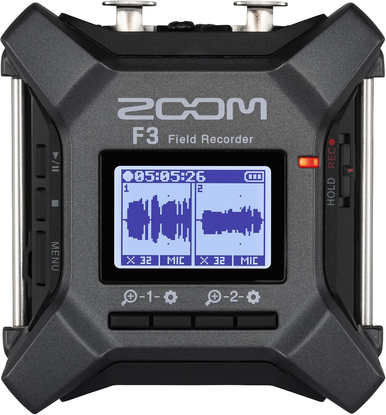 その他 ZOOM F3 2-Channel Field Recorder ZOOM F3, 2 Track Portable Field Recorder with XLR Inputs