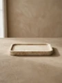 atrium travertine tray