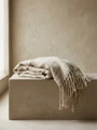 mission bay linen throw