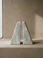 skyline marble bookend set