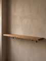 library oak wall shelf