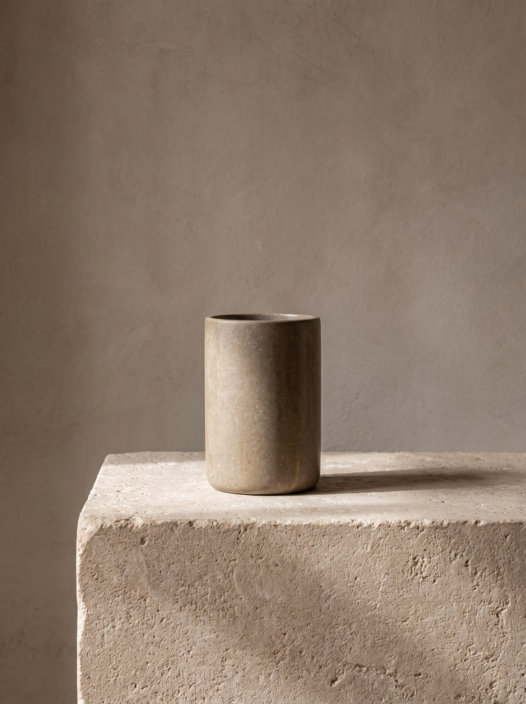 aspen stone toothbrush cup