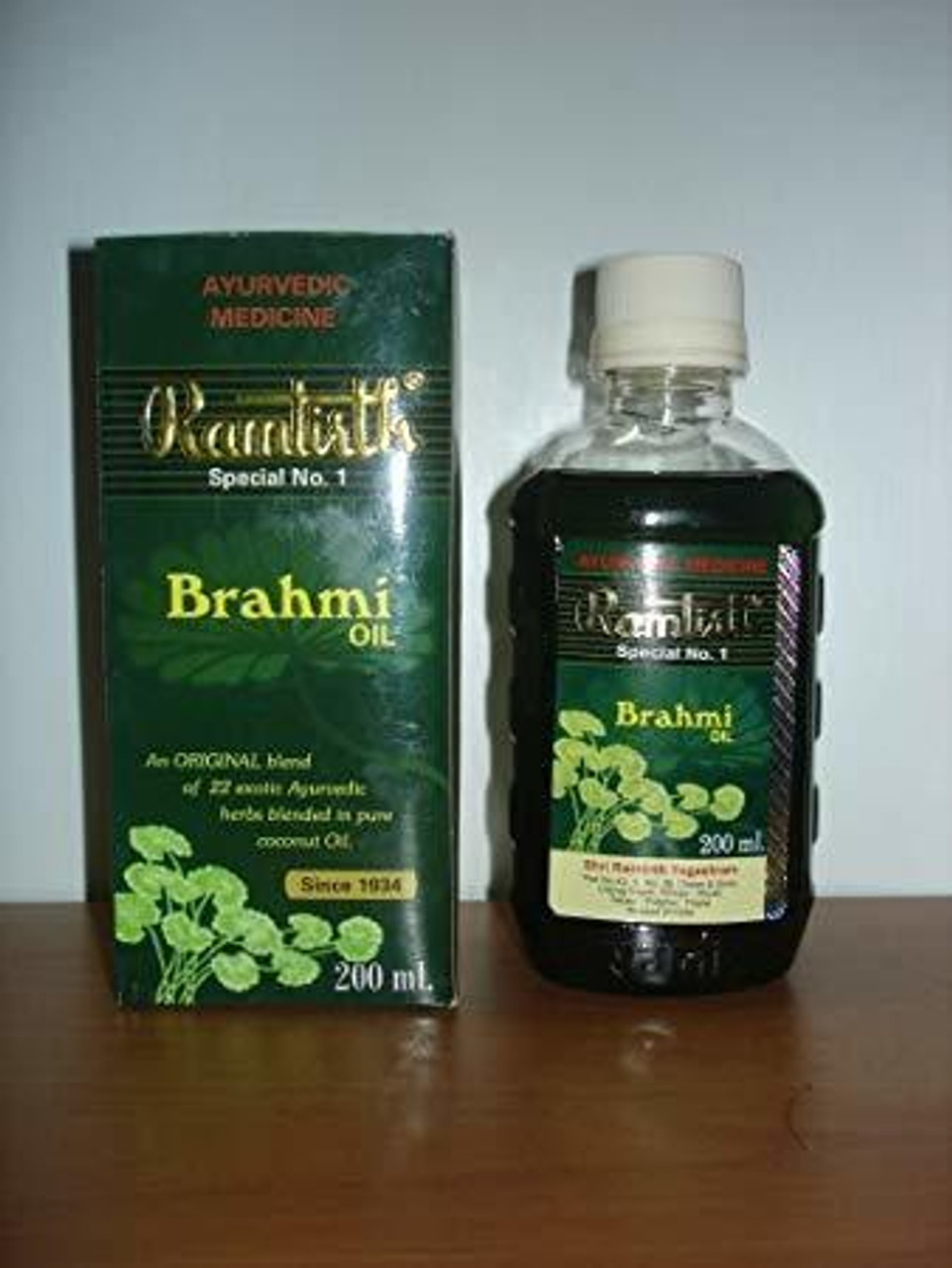 Amazoncom  Ramtirth Brahmi Hair Oil 200ml  Hair And Scalp Treatments   Beauty  Personal Care