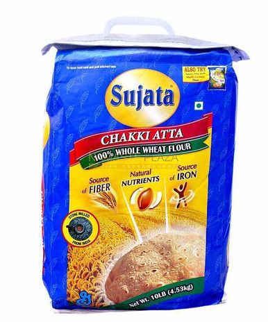 Chakki Atta 20lbs Sujata Vedic Indian Supermarket