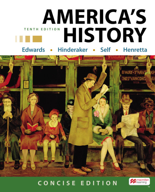 (PDF) America's History: Concise Edition, Combined Volume
10th Edition (PDF) America's History: Concise Edition, Combined Volume
10th Edition