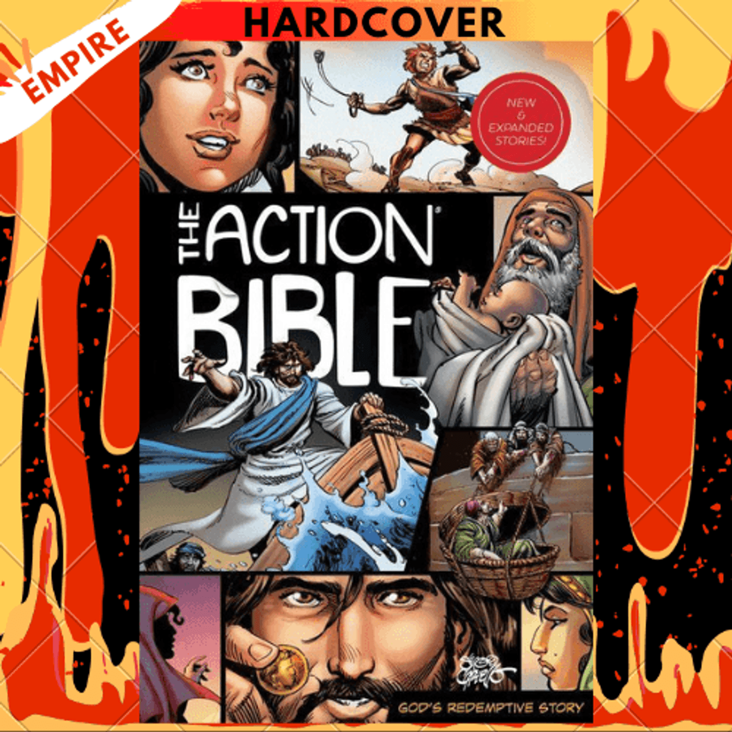 The Action Bible: God's Redemptive Story by Sergio Cariello, Hardcover