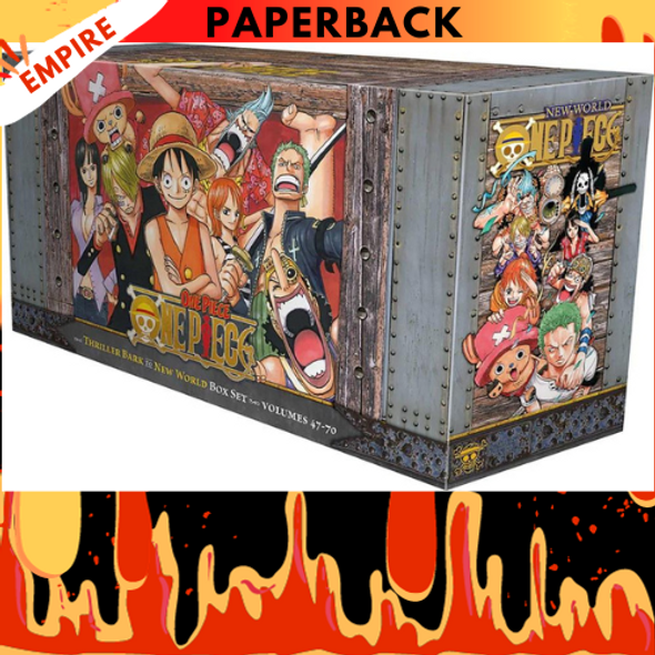 One Piece Box Set 3: Thriller Bark to New World: Volumes 47-70 with Premium by Eiichiro Oda