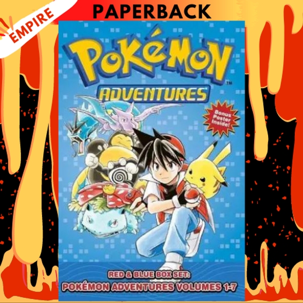 Pokemon Adventures Red & Blue Box Set (Set Includes Vols. 1-7) by Hidenori Kusaka, Mato (Illustrator)