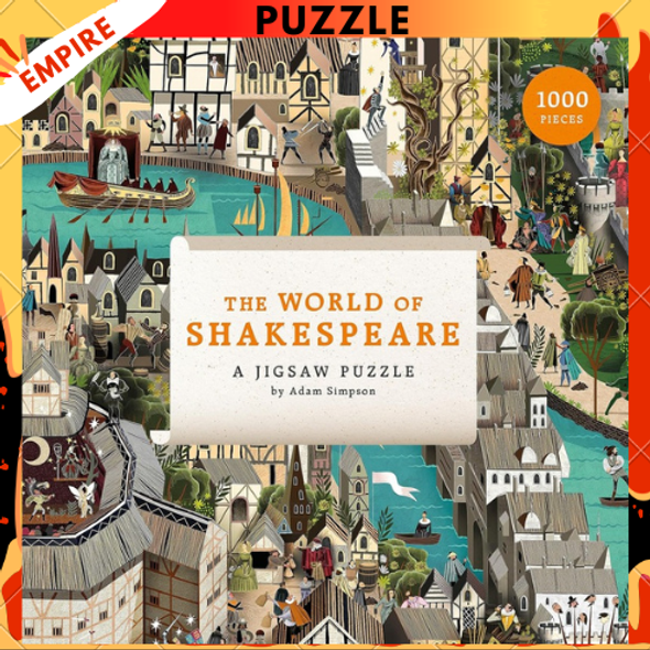 The World of Shakespeare: 1000-Piece Jigsaw Puzzle by Adam Simpson