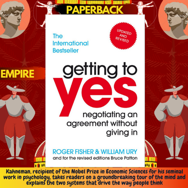 Getting to Yes : Negotiating an agreement without giving in
by Roger Fisher