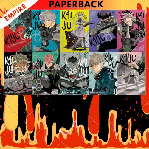Kaiju No. 8 Manga, Volumes 1-10 Collection Set by Naoya Matsumoto