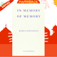 In Memory of Memory by Maria Stepanova