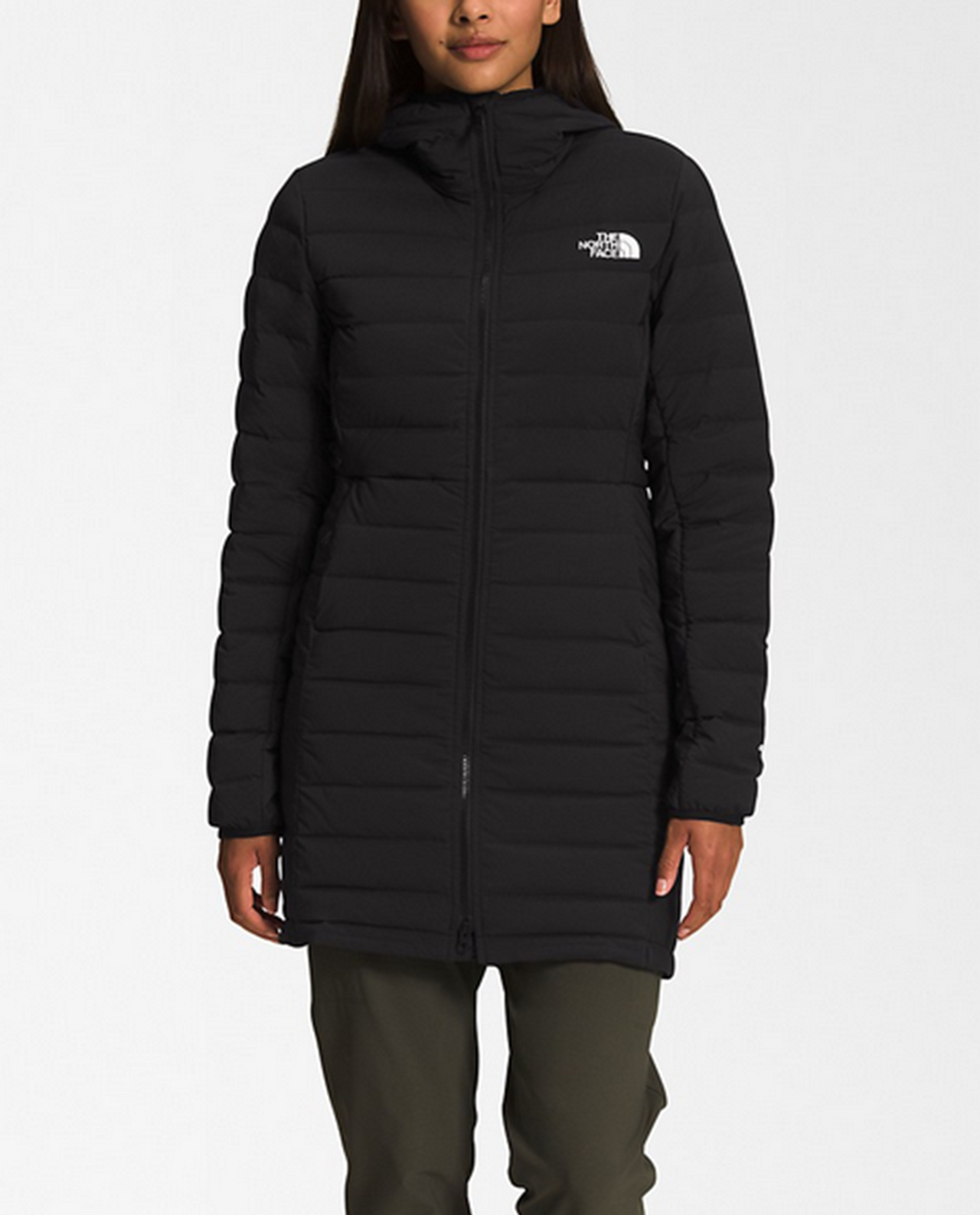 Women's stretch down hoodie north face Clearance