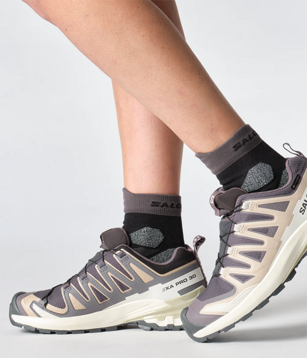 Shop Womens XA PRO 3D V9 GTX W in Nine Iron / Oxford Tan / Alfalfa